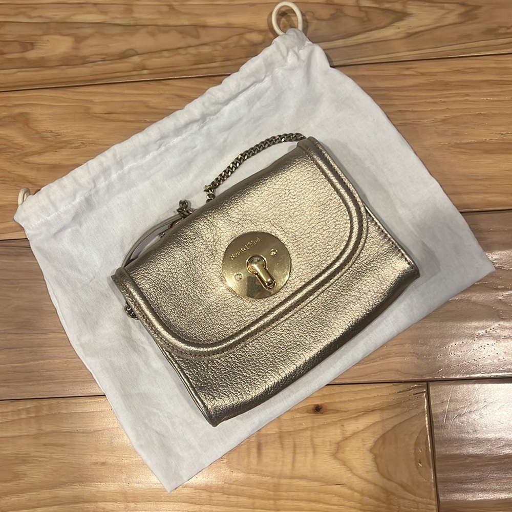 See By Chloe Taupe Crossbody Bag with Gold Hardware - Picture 3 of 9
